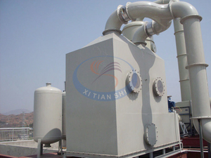 Stainless Steel Silane Combustion Tower (Square Type)