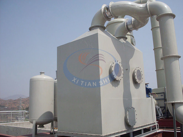Stainless Steel Silane Combustion Tower (Square Type)