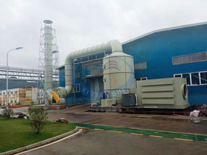Scrubber & Activated Carbon Adsorption Tower for Hazardous Waste Warehouse