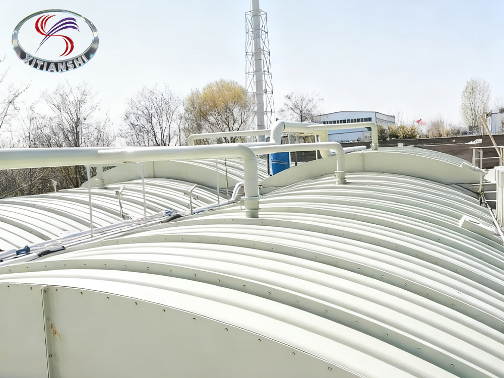 What are the main purposes of covering sewage ponds?