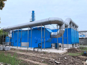 Horizontal Wet Scrubber with Integrated Ion Deodorization