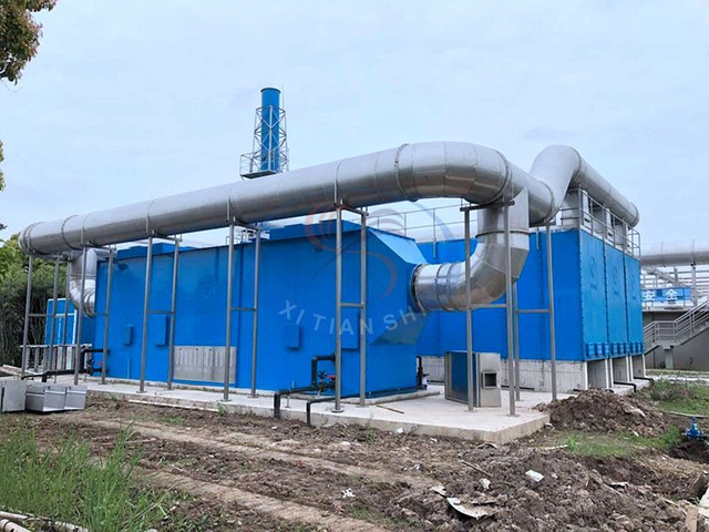 Horizontal Wet Scrubber with Integrated Ion Deodorization