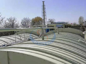 Enclosed Cover System for Wastewater Basins