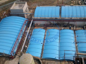 Arched Cover Panel for Wastewater Tanks