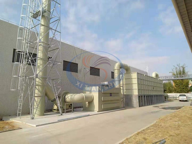 Chemical Scrubbing + Biofiltration + Activated Carbon Odor Control System