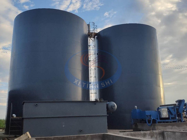 Anaerobic Tank System for Vegetable Juice Press Wastewater