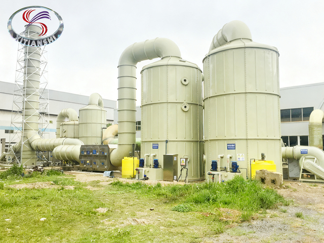 Chemical Scrubbing + Plasma Deodorization System