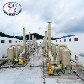 معدات معالجة غاز النفايات للبطارية ، صناعة أشباه الموصلات والصناعة الليثيوم