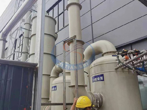 Silane Off-Gas Combustion Treatment System