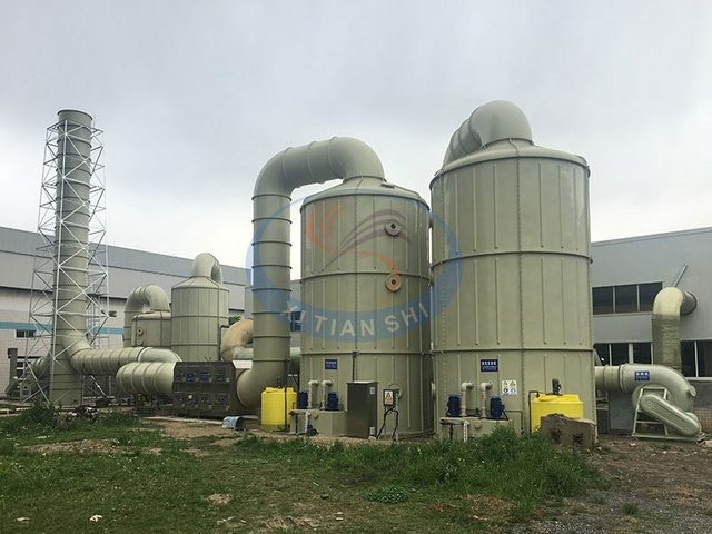 Chemical Scrubbing + Plasma Deodorization System