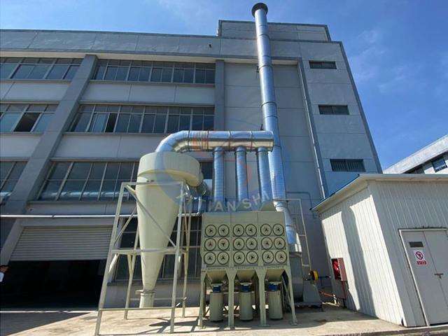 Cyclone Separator + Cartridge Dust Collector
